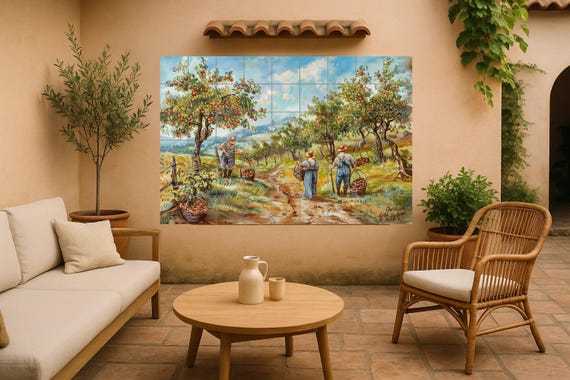 Mural de huerto tirolés — vista 2
