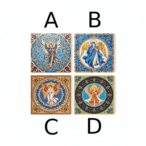 Mosaico de ángel, decoración religiosa bizantina — vista 2