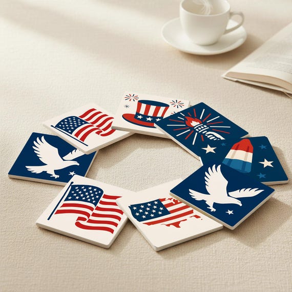 Patrióticos / Decoración americana vintage