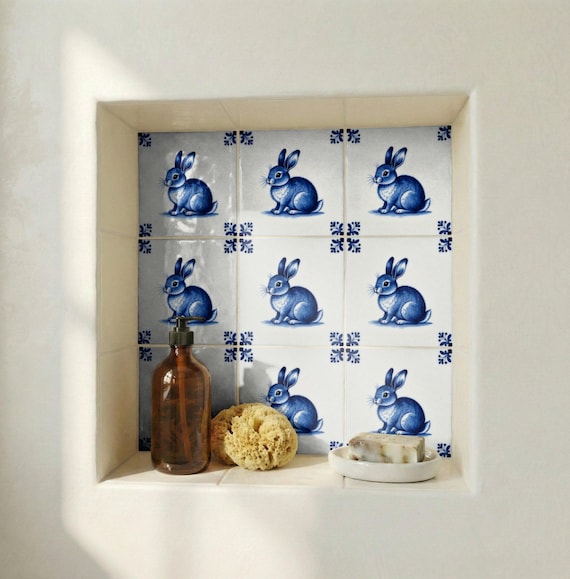 Rabbit en azul de Delft — vista 2