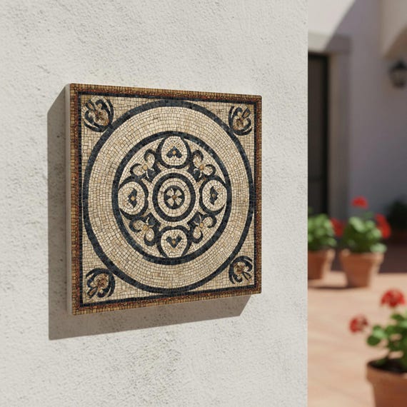 Romano mosaico estilo