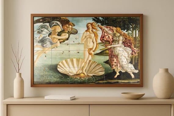 Mural de azulejos de cerámica "El nacimiento de Venus" — vista 2