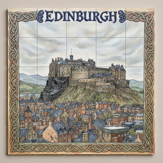 Cuadro del Castillo de Edimburgo — vista 3