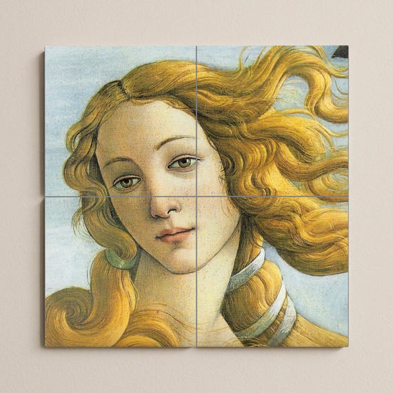 Mural de azulejos cerámicos Venus de Botticelli — vista 3