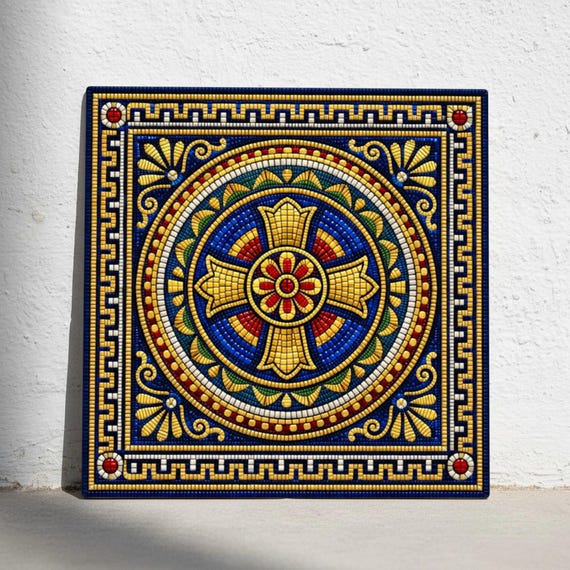 Vatican mosaico cruz