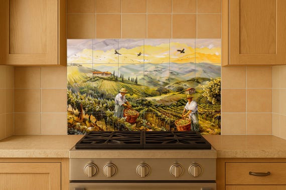 Mural de viñedo