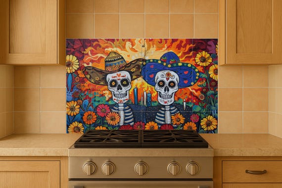 Mural del Día de Muertos