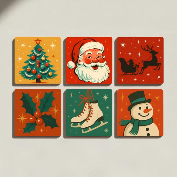 Navideños retro de cerámica — vista 3