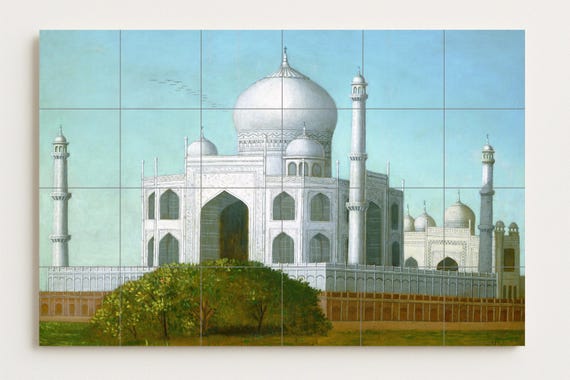 Mural del Taj Mahal — vista 3