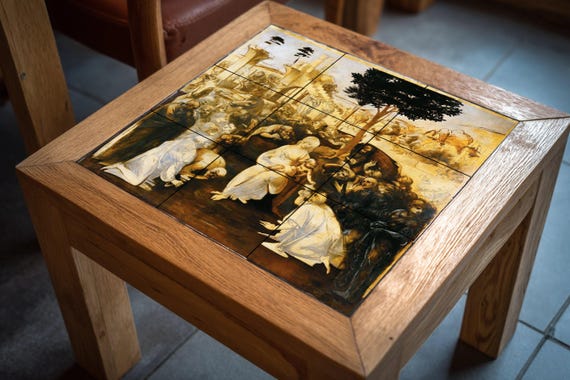 La Adoración de los Magos de Leonardo da Vinci