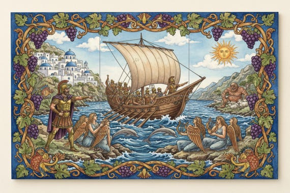 Odiseo y las sirenas — vista 4