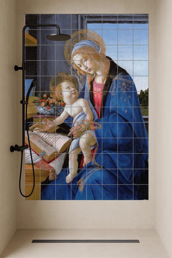 La Virgen y el Niño de Sandro Botticelli — vista 3
