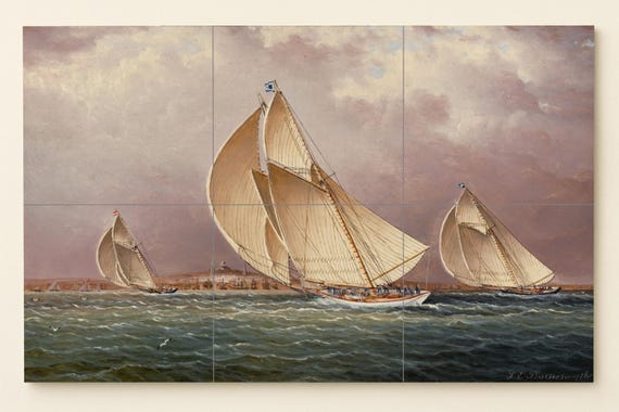 Mural de azulejos de La Gran Regata — vista 2
