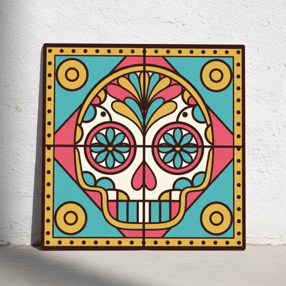 El Salvador Sugar Skull