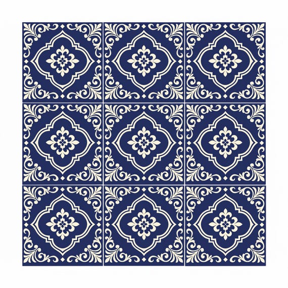 Real azul ornamental