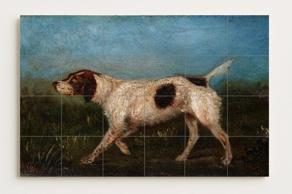 Mural de perro victoriano — vista 4