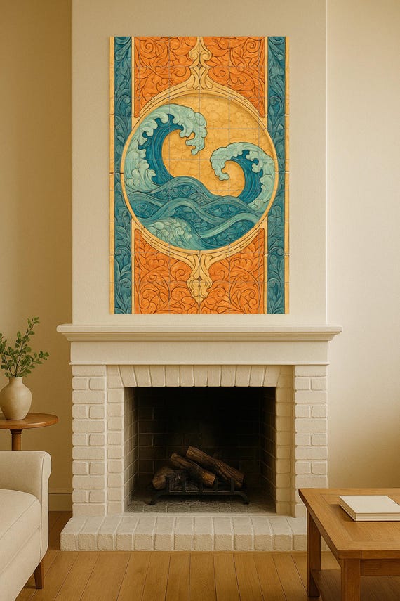 Mural cerámico "Armonía Oceánica"