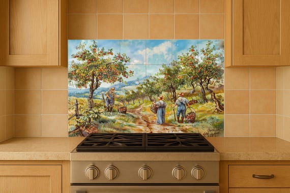 Mural de huerto tirolés — vista 4