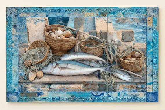 Mural de peces del Egeo — vista 3