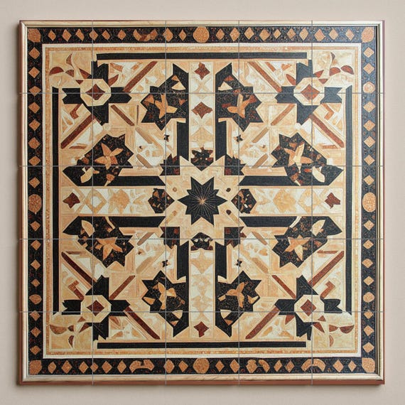 Mural cerámico sirio — vista 3