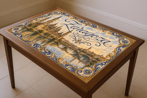 Mural de azulejos de cerámica de la Basílica del Pilar de Zaragoza, decoració… — vista 4