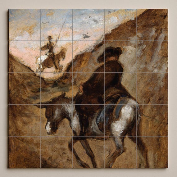 Mural de azulejos de Don Quijote — vista 3
