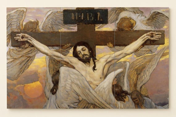 Mural de la crucifixión — vista 3