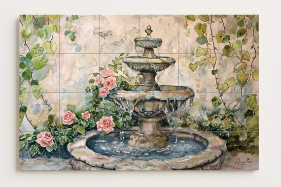 Mural de patio español — vista 2