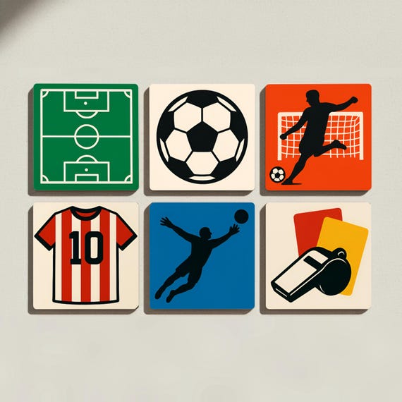 Fútbol / Regalo para fanáticos del fútbol, decoración para el día del — vista 3