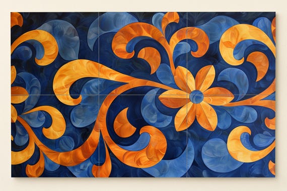 Mural floral — vista 2