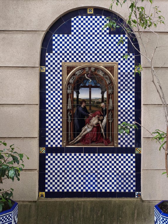 La Lamentación de Rogier van der Weyden — vista 3