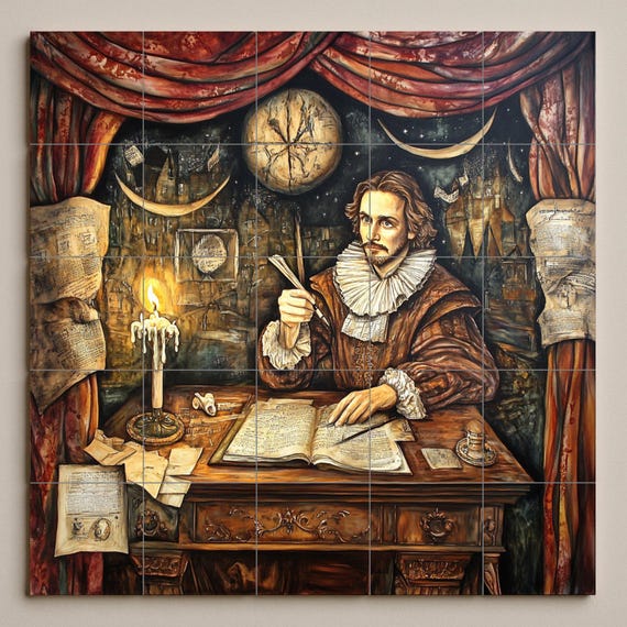 Mural de Shakespeare — vista 3