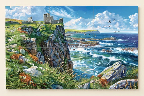 Mural de azulejos de Irlanda del Norte — vista 3