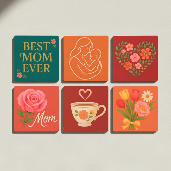 Diseño floral, regalo para el Día de la Madre y decoración para la mes — vista 3