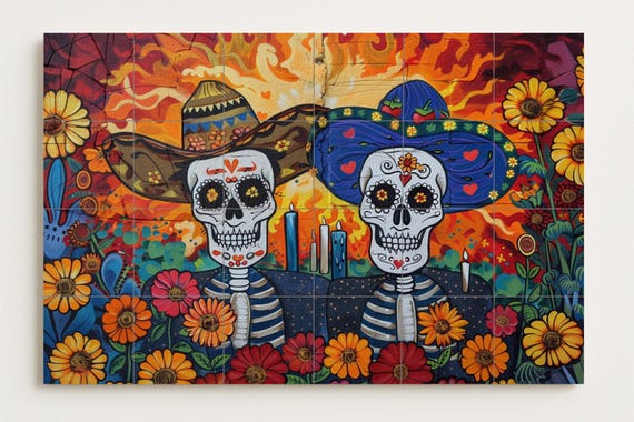 Mural del Día de Muertos — vista 2