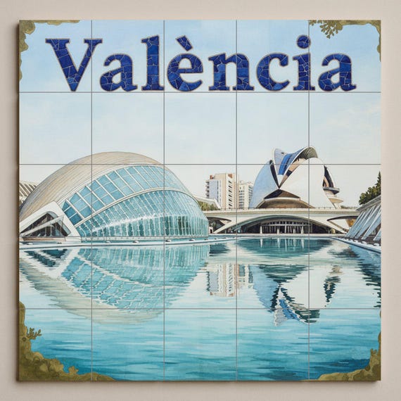 Arte mural de la Ciudad de las Artes y las Ciencias de Valencia — vista 3