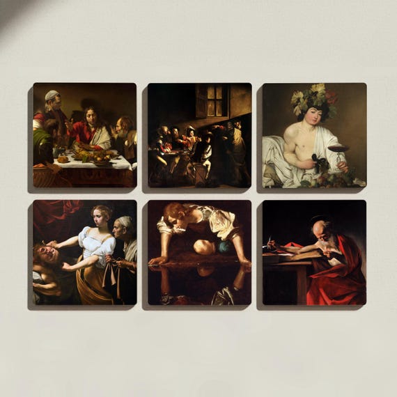 Baroque Masterpieces Ceramic Coaster Set — vista 4