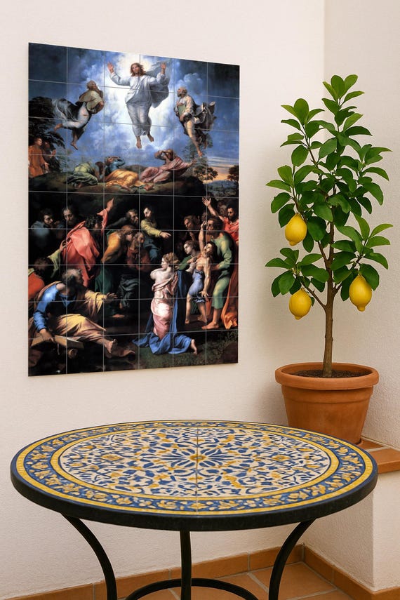 Mural de azulejos de cerámica de la Transfiguración — vista 4