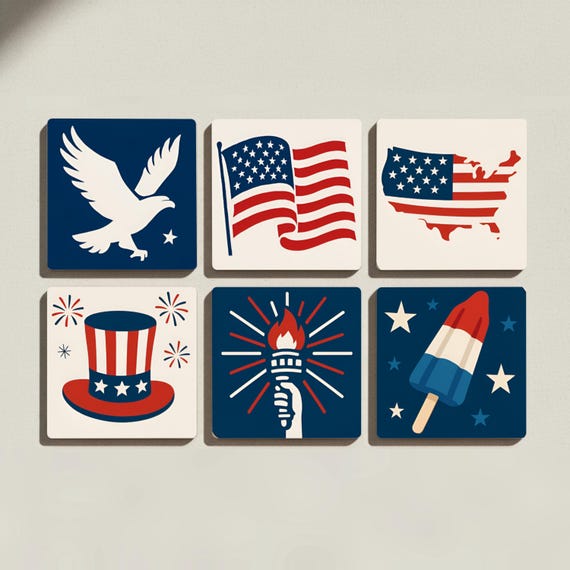 Patrióticos / Decoración americana vintage — vista 3