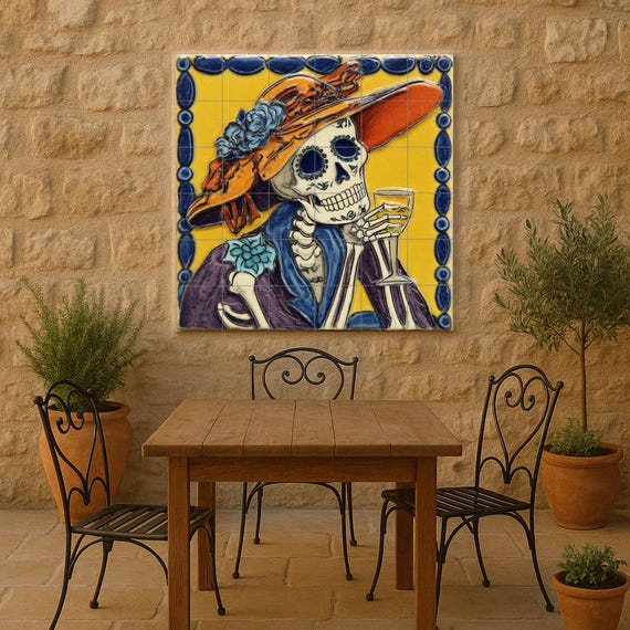 Mural de Azulejos La Catrina — vista 2