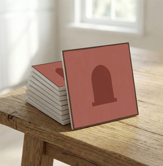 Terracota arco minimalista — vista 2