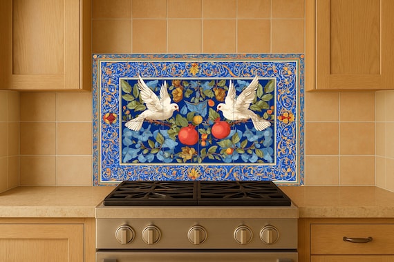 Hermoso azulejo mural