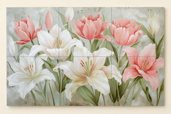 Mural floral Hanakotoba — vista 2
