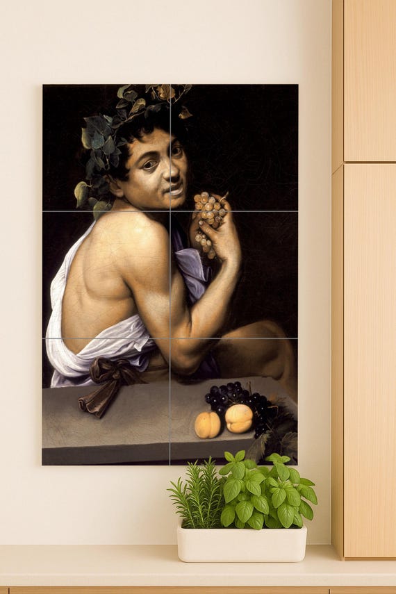 Mural de cerámica "Joven Baco Enfermo" — vista 2