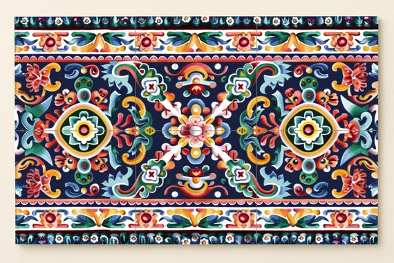 Mural de azulejos de Talavera — vista 3