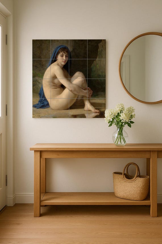 Desnudo Sentado de Bouguereau — vista 2