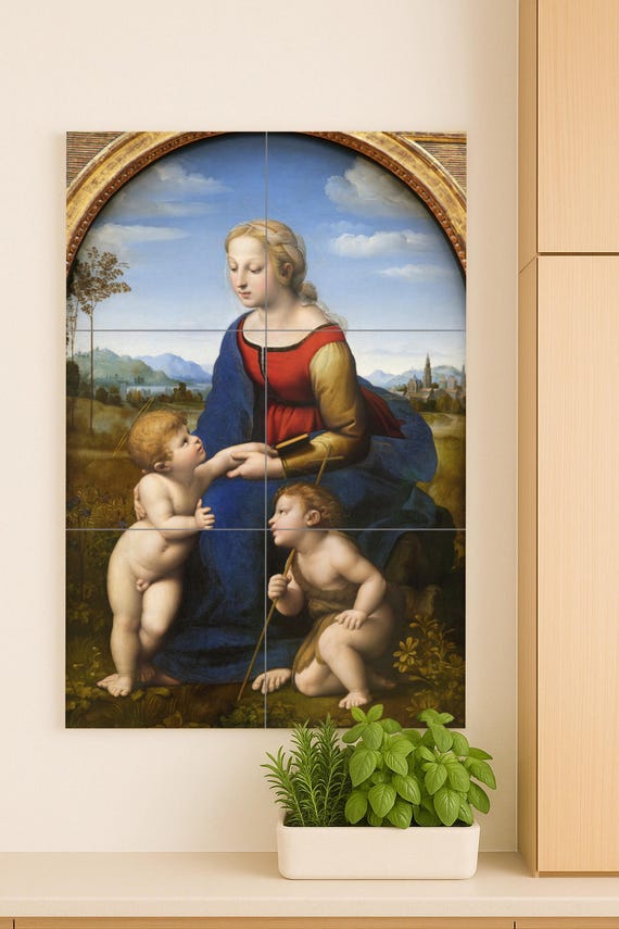 Mural de cerámica de la Virgen de los Prados — vista 2