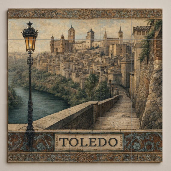 Mural de azulejos de Toledo — vista 3