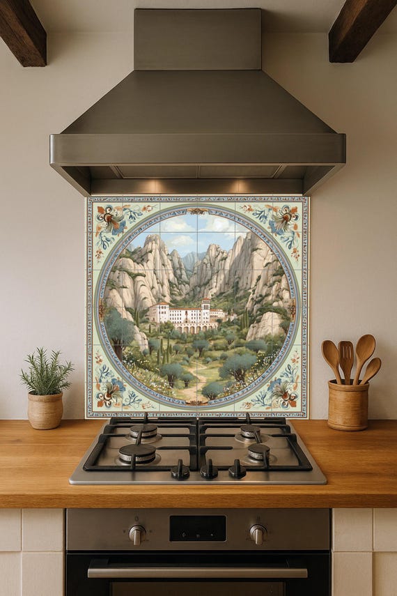 Mural de azulejos de Montserrat — vista 4