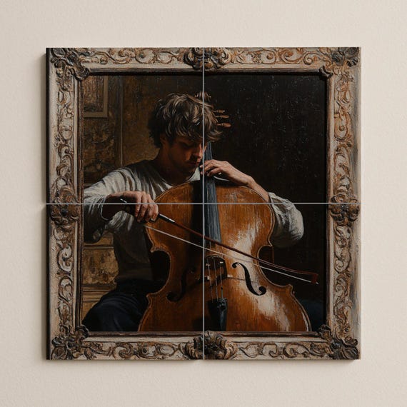 Mural cerámico de música clásica — vista 2